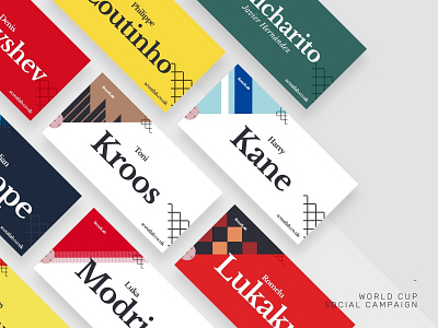 ScoutLab Social Media Artwork design football promotional design social campaign vector world cup 2018