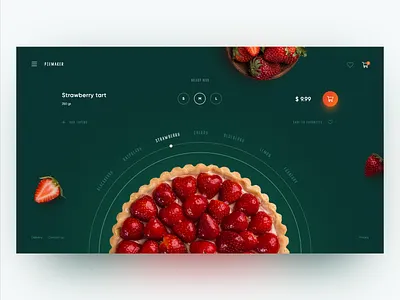 Piemaker Food Constructor Concept cart clean creativity daily design homepage landing page main page pie product ui ux web webdesign website