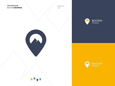 BookinGeorgia booking booking logo georgia logo logo design travel travel logo travel logo design