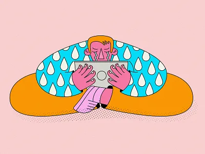 Online Bullying artwork character character design colour and lines digitalillustration illustration ui illustration vector art vector illustration