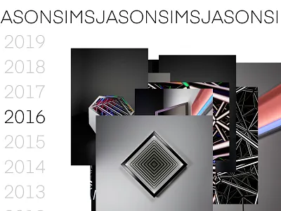 Site Redesign Sculpture Artist Concept 2019 artist brutal brutalism clean melbourne melbourne ui site redesign white