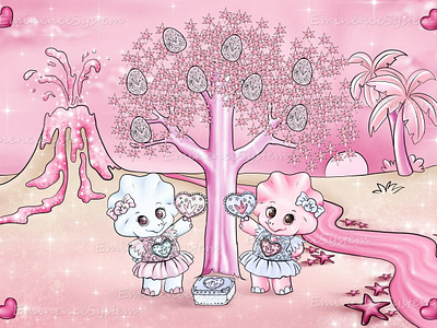 Dinosaur Illustration background art character illustration children book children book illustration comic book concept art digital illustration illustration