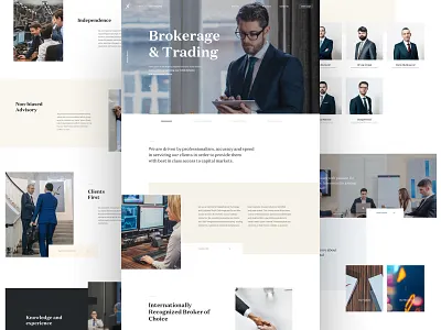 InterCapital - Brokerage & Trading app b2b b2c bank company dashboard design investing investment lander landing page ui user experience user interface ux venture capital web website