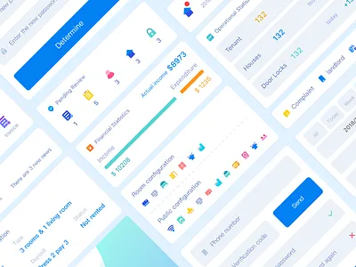 Intelligent Door Lock-Integrated version app component dashboard design icons iphone life module rent sketch ui ui kit