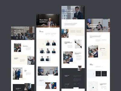 InterCapital - Inner Pages balkan brothers business design features funding home homepage investment bank investment fund lander landing page typography ui ux vc web website