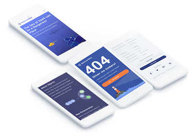 Mobile Web design responsive ui ux web website animation