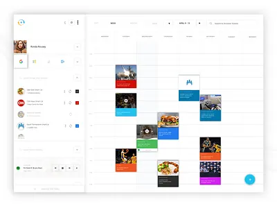 Stanza Calendar - Coming Soon - Get on waitlist now braun calendar calendar 2019 calendar app calendar design dark theme functional light theme powerful simple utilitarian utility