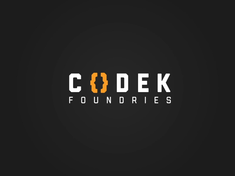 Codek Foundries :: Logo animation brand branding create design development identity logo logo design mark type