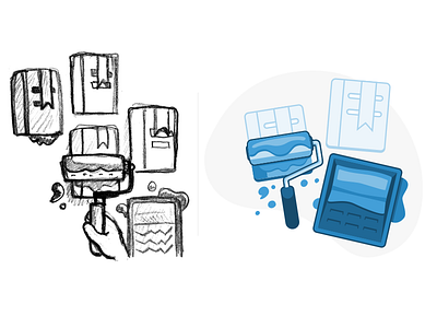 Home page illustrations branding design illustration vector
