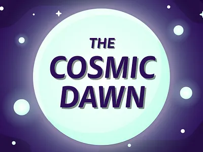 The Cosmic Dawn cosmic dawn glow illustrator planet science space star vecotr youtube yt