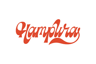 Hampura Lettering design font graphic design hand lettering lettering logo logo type type type design typography