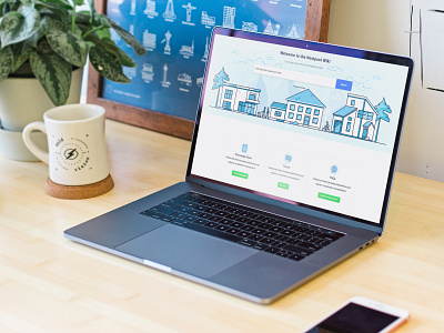 Macbook Pro Mockup 2019 V1 2 blue green icons instagram automation knowledge base knowledgebase monochromatic neon green nextpost search search bar uix web design wiki