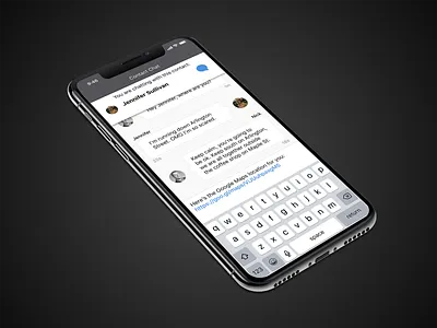 Chat App Concept app design mockup psd sketch ui uiux ux uxui
