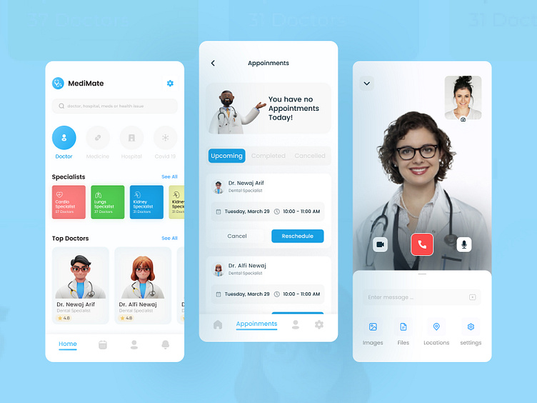 MediMate Healthcare App by SUFi on Dribbble