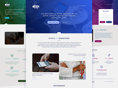 UNDOCTOR Website app appdesign design doctor doctor app freelance graphic graphicdesign lifestyle medical app monday screen flow uidesign ux design web webdesign website wip work workinprogress