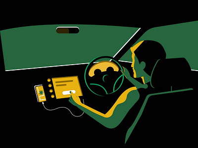 Car connecting app app car car app char creative driving graphic design illustration mobileapp sketch splash screen travel