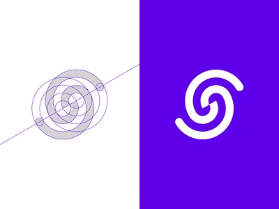 Simian ape branding clean design dynamic flat geometric graphic design icon icons illustration illustrator logo logotype minimal monkey purple simple vector