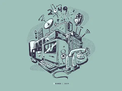 Poster Contest Entry illustrations madison technology wisconsin