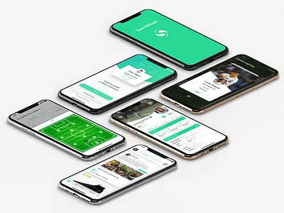 SportMash v2 football football app football designs green soccer soccer app ui ux design uidesign ux designer wireframes