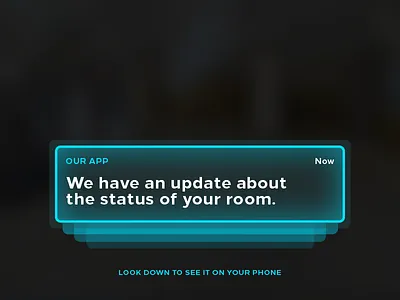 Notification in VR Application app application design interface notification reality ui ux virtual visual vr