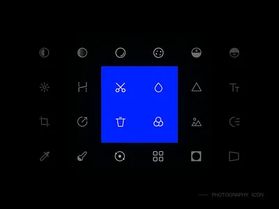 Photography Icon app branding design icon illustration ui vector