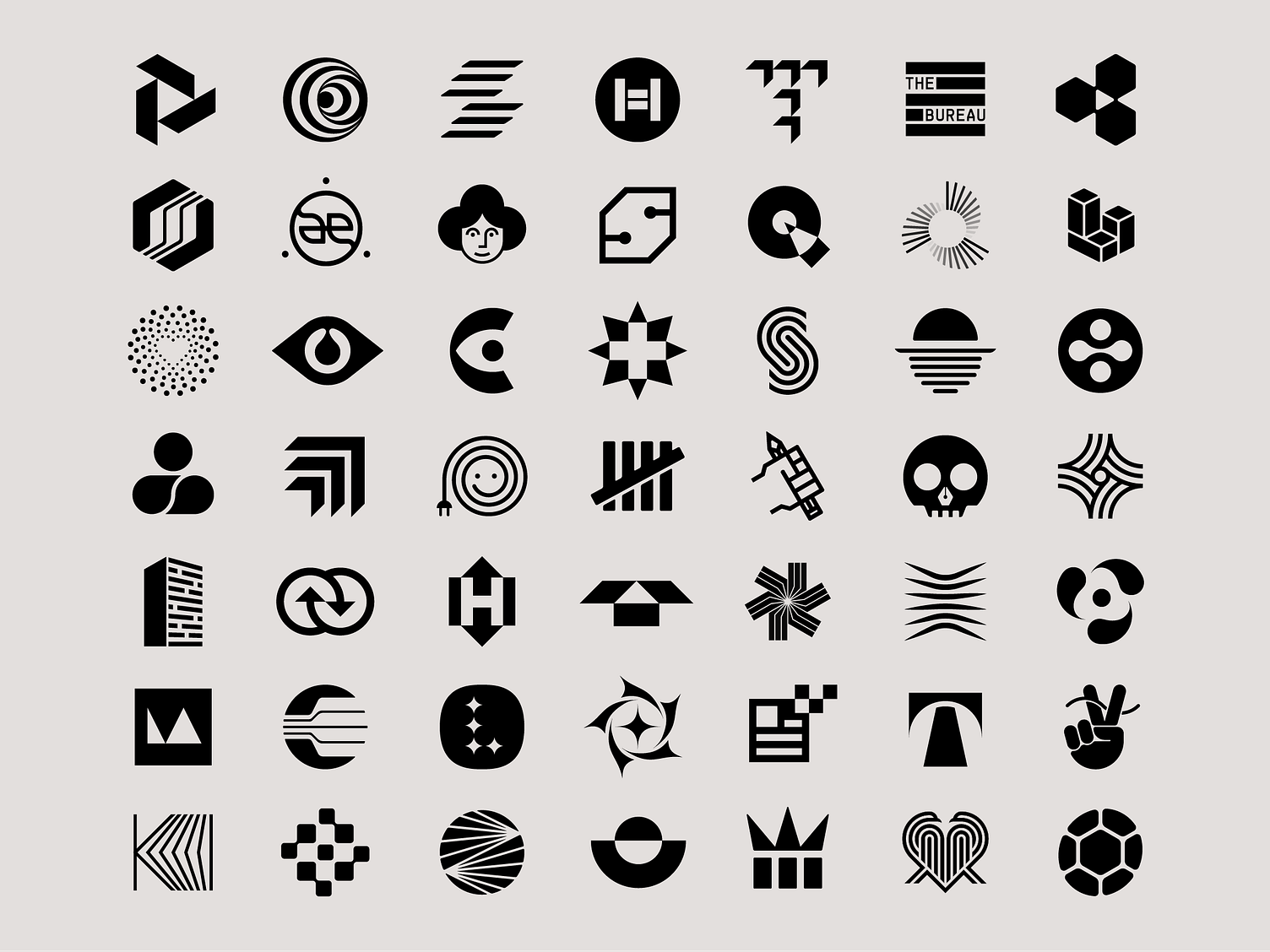 Logo collection by Milos Bojkovic on Dribbble