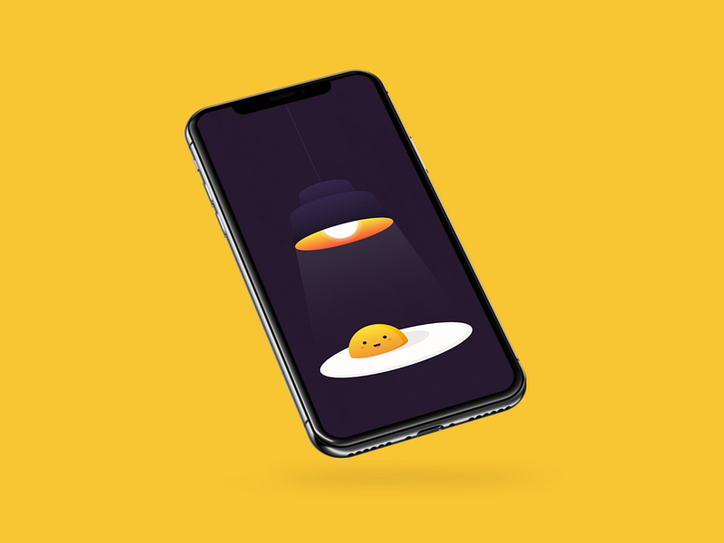 Shine Bright Like a Yolk — Justas Galaburda Rebound character design eat egg flat food graphic icon illustration iphone lamp light logo minimal mobile smile sun vector wallpaper