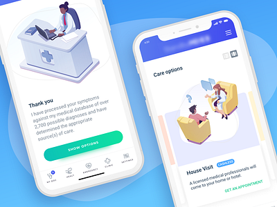 Health Care App #2 app health health app health care illustration