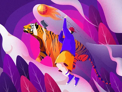 新年加油鸭 design illustrations image