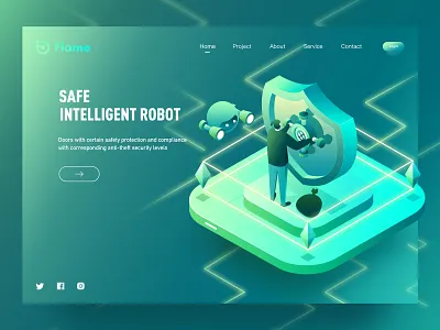 Safety 2.5d china colorful fashion illustration isometric jon jondesigner safety technology ui ux web