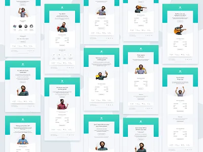 Emailers for Men's Apparels apparels branding clothing design email email campaign email template emailer emailers gradient icon mens newsletter newsletters typography ui ux web