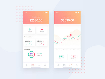 E -Wallet App 2 2019 trend app bitcoin cryptocurrency design illustration logo typography ui web