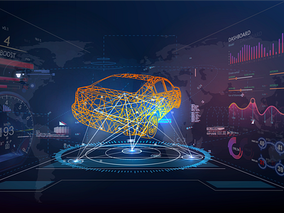 Cover Page for Vehicle Analytics design illustration project ux ux ui vector