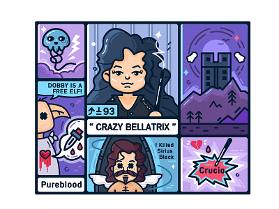 【Harry Potter】Bellatrix animal crazy mountain pureblood
