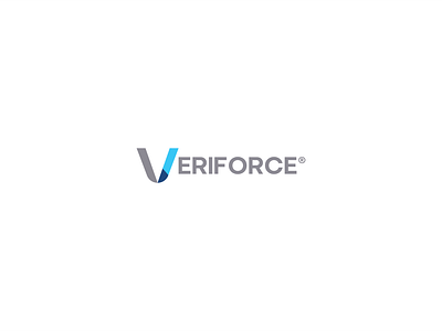 Veriforce brand branding design graphic design logo typography vector visual design