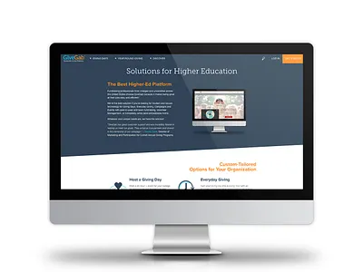 Sales Vertical Page Redesign coding html html css hubspot javascript responsive design uxui web design website