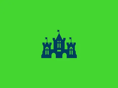 CP Castle brand identity castle children church fun imagination logo logomark