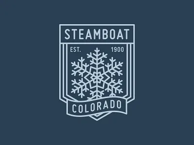 Monoline Snowflake apparel apparel graphics badge banner design icon illustration logo monoline snowflake tshirt design vector winter