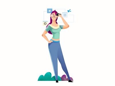 Insta Like adobeillustator illustration ui vector