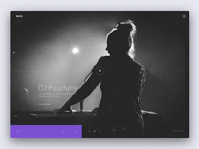 Waves concept app community indie music player web