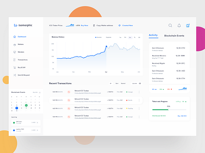 Currency exchange platform analytics app card chart crypto cryptocurrency dashboard finance financial fintech graph market payment profile sales statistics trade trading transactions widelab