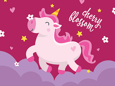 Cherry Blossom cartoon illustration