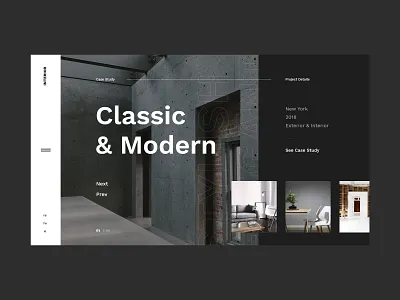 #38 Shots for Practice architechture clean concept dark design design studio exterior flat graphic home homepage interior minimalism modern slider studio ui ux website