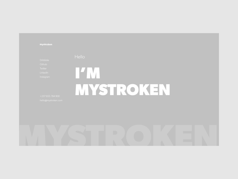 Mystro Ken — Scrolling Distort Effect animation creative design design distortion dribbble interaction interaction design interaction designer micro animation mystroken uiux design uiuxdesign webgl