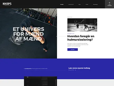 Blog UI blog blog design branding clean design flat masculine sport typography ui web website