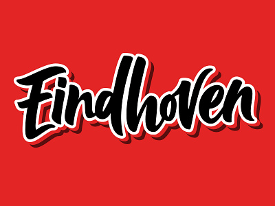 Eindhoven, Ein Inspiration brush clean eindhoven handlettering handtype handwritten lettering logo logo a day sketch typography vectorized