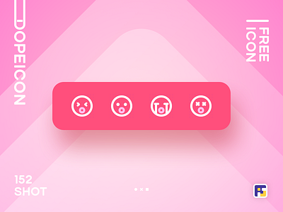 Dopeicon - Icon Showcase 152 animation app branding design dope dopeicon emoji flat freebies icon illustration logo smile type typography ui ux vector web website