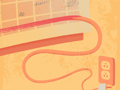 The Art of Doing Nothing calendar editorial editorial illustration illustration phldesign plug texture vector