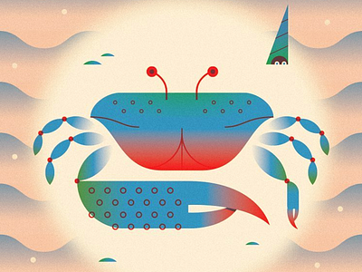 I drew a crab once crab