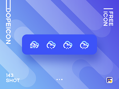 Dopeicon - Icon Showcase 143 animation app branding design dope dopeicon flat freebies icon illustration logo snow type typography ui ux vector weather icon web website